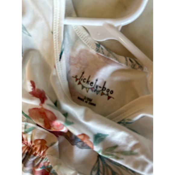 NWT 3-6m Tickety Boo Bamboo Floral Romper - Picture 5 of 6